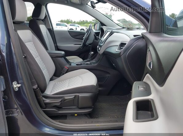 3GNAXJEV0JL370855 2018 CHEVROLET EQUINOX Dark Blue Вид салона спереди