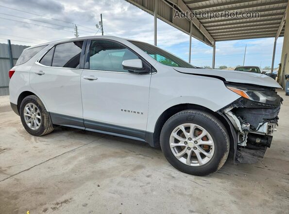 3GNAXJEV0JS566204 2018 CHEVROLET EQUINOX White Передня права чверть