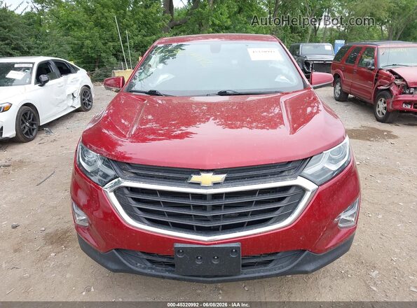 3GNAXJEV2JS525119 2018 CHEVROLET EQUINOX Red Instrument cluster view