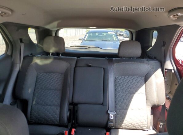 3GNAXJEV2JS592724 2018 CHEVROLET EQUINOX Red Widok tylnych siedzeń