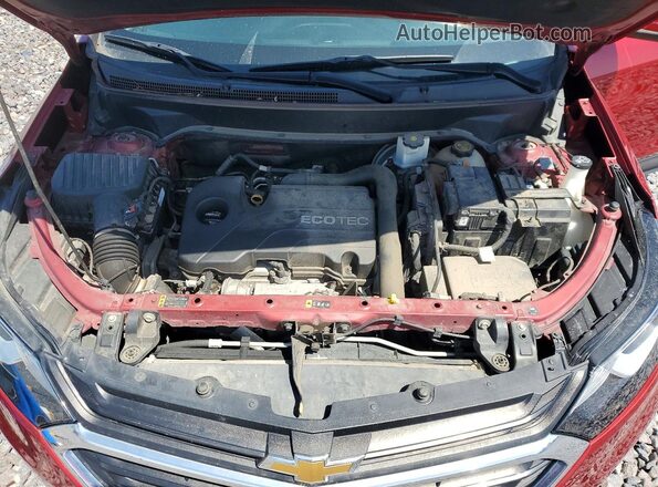 3GNAXJEV2JS592724 2018 CHEVROLET EQUINOX Red Widok komory silnika