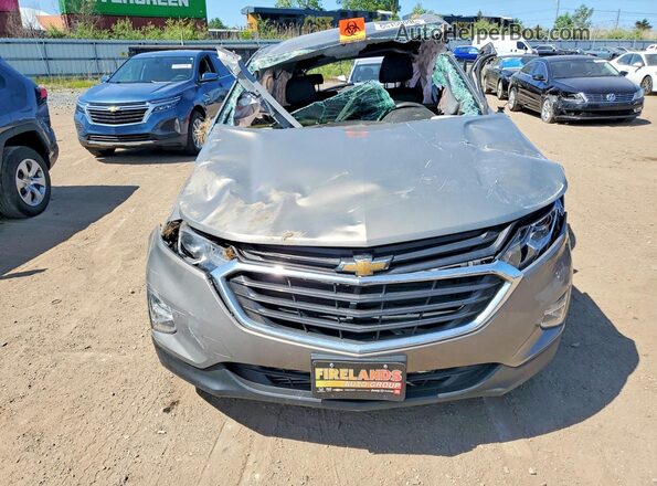 3GNAXJEV2JS592951 2018 CHEVROLET EQUINOX Gray წინა ხედი