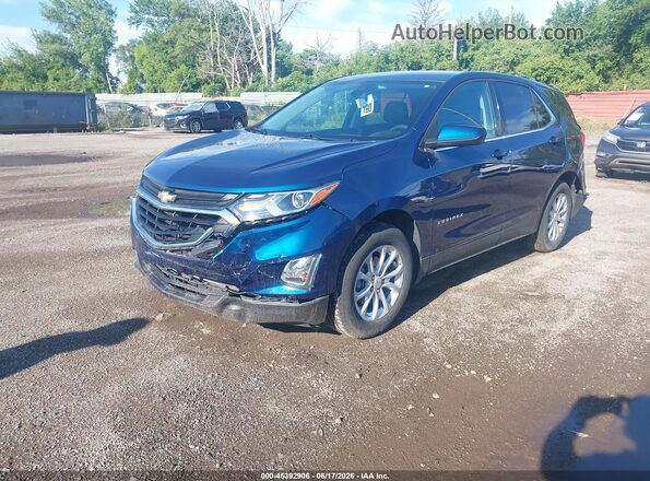 3GNAXJEV4LL343810 2020 CHEVROLET EQUINOX Blue Առջևի ձախ երեք քառորդ տեսարան