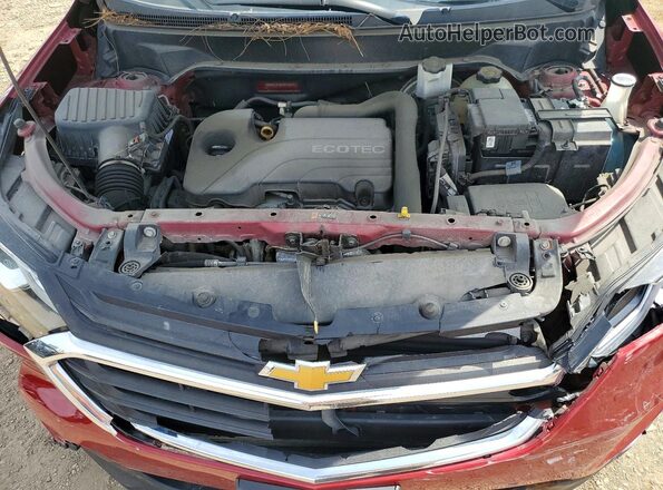 3GNAXJEV6JS518741 2018 CHEVROLET EQUINOX Burgundy Շարժիչի բաժամունքի տեսք