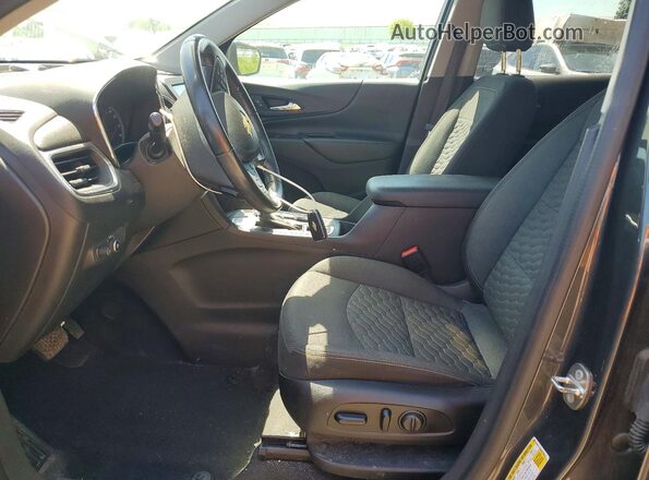 3GNAXJEV6JS525074 2018 CHEVROLET EQUINOX Charcoal Vista interior delantera