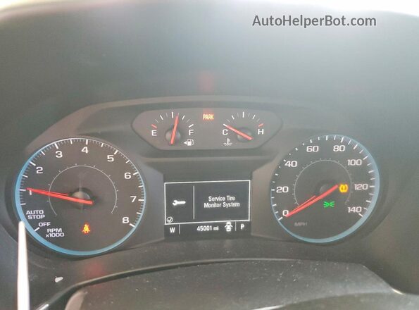 3GNAXJEV7JS552817 2018 CHEVROLET EQUINOX Gray Вид щитка приладів