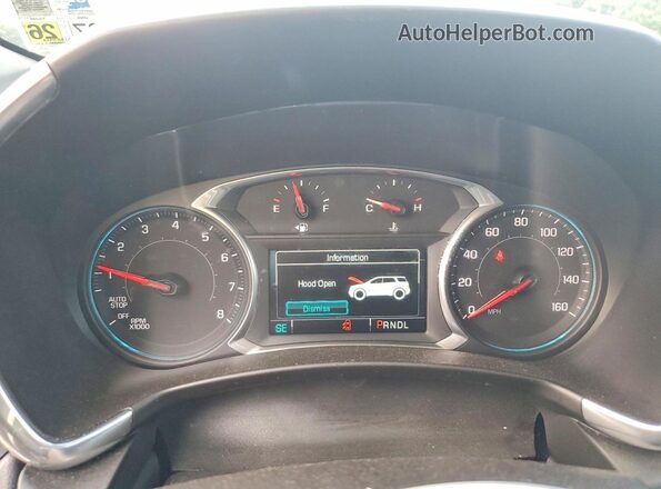 3GNAXJEV7JS647250 2018 CHEVROLET EQUINOX Серый Вид щитка приборов