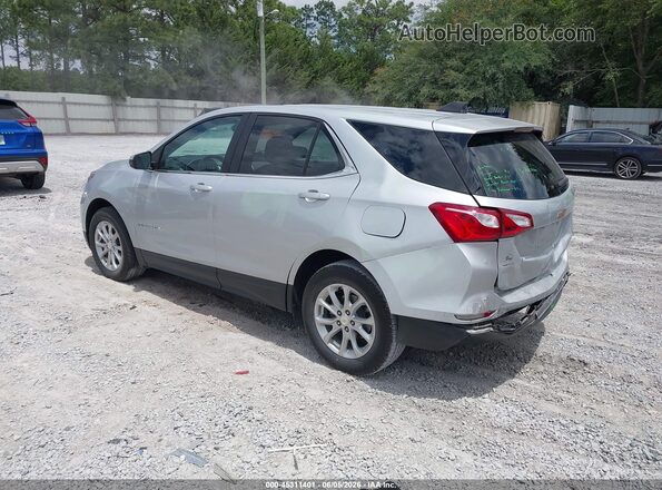 3GNAXJEV7ML394574 2021 CHEVROLET EQUINOX Silver Trasero izquierdo