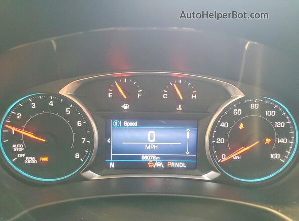 3GNAXJEV8LS554868 2020 CHEVROLET EQUINOX Gray ხელსაწყოთა პანელის ხედი