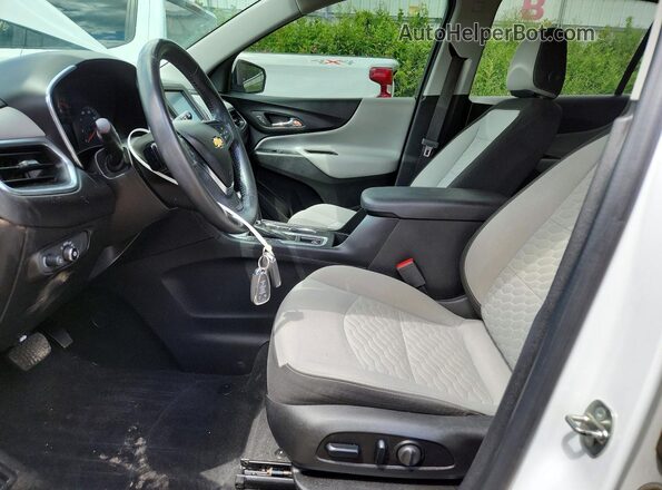 3GNAXJEV9JS519964 2018 CHEVROLET EQUINOX White Вид салону спереду