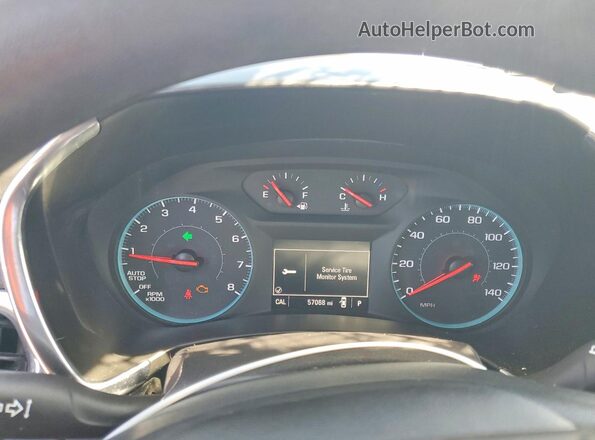 3GNAXJEV9JS539860 2018 CHEVROLET EQUINOX Gray Вид щитка приладів