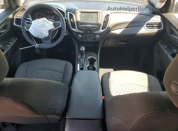 3GNAXJEV9JS539860 2018 CHEVROLET EQUINOX Gray Вид панелі приладів