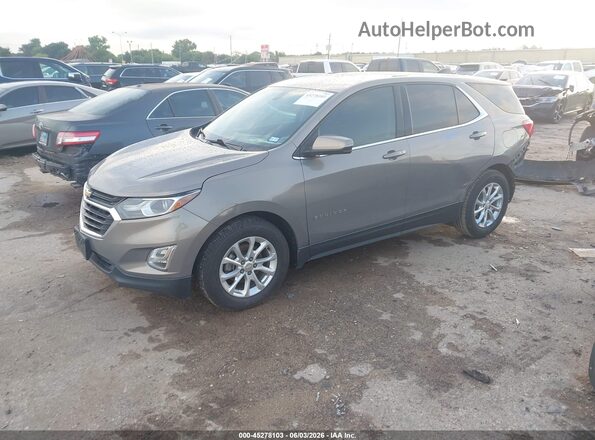 3GNAXJEVXJL116019 2018 CHEVROLET EQUINOX Gray Front left