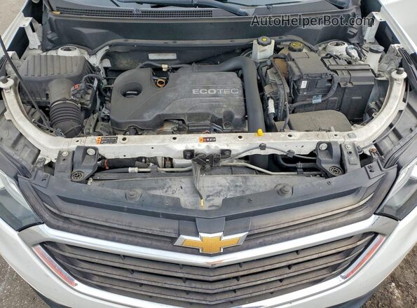 3GNAXJEVXJS518175 2018 CHEVROLET EQUINOX White ძრავის განყოფილების ხედი