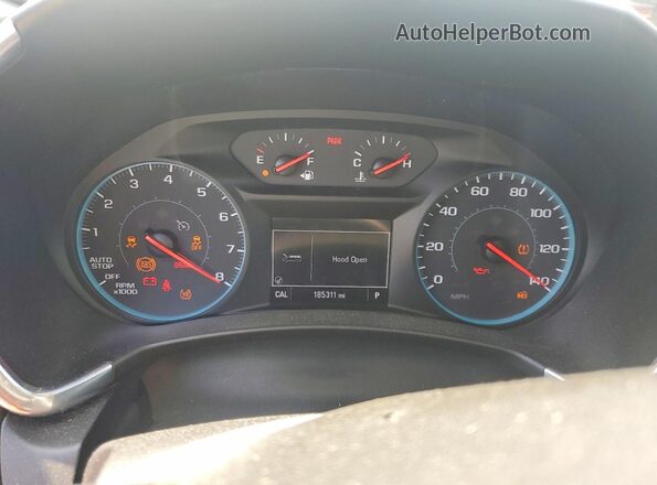 3GNAXJEVXJS628207 2018 CHEVROLET EQUINOX Tan Widok zestawu wskaźników