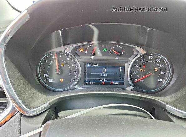3GNAXKEG1PS179077 2023 CHEVROLET EQUINOX White Вид щитка приладів