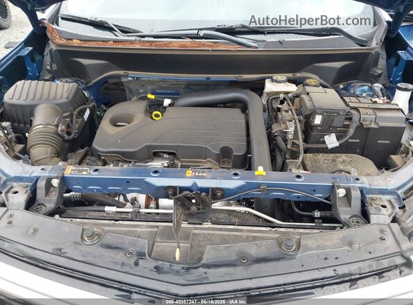 3GNAXKEG1RL263137 2024 CHEVROLET EQUINOX Blue Вид ззаду