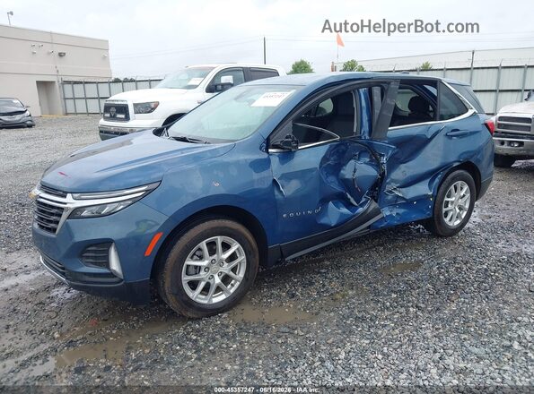 3GNAXKEG1RL263137 2024 CHEVROLET EQUINOX Blue Передня ліва чверть