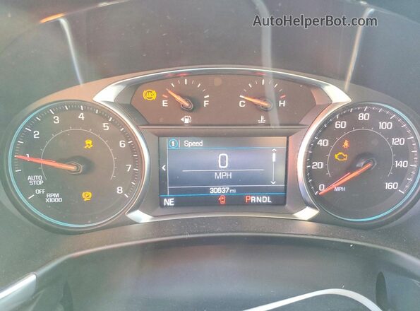 3GNAXKEG3PL127539 2023 CHEVROLET EQUINOX Black Instrument cluster view