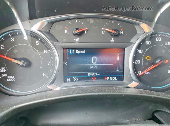 3GNAXKEG3RL360792 2024 CHEVROLET EQUINOX Black Instrument cluster view