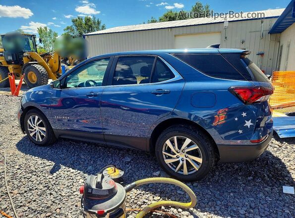 3GNAXKEG6RL149909 2024 CHEVROLET EQUINOX Blue Trasero izquierdo