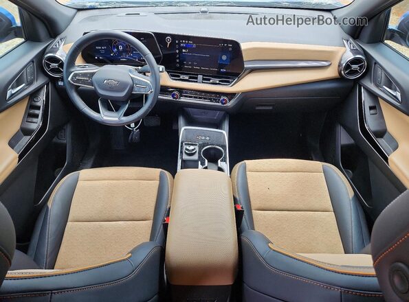 3GNAXKEG8SL125651 2025 CHEVROLET EQUINOX Blue Widok deski rozdzielczej