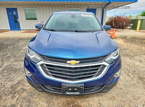 3GNAXKEV0LL318599 2020 CHEVROLET EQUINOX Blue Front view