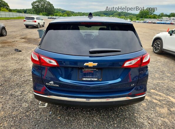 3GNAXKEV0LL318599 2020 CHEVROLET EQUINOX Blue Rear view