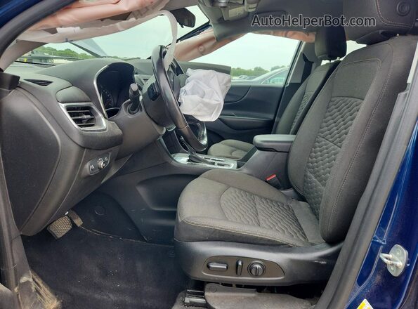 3GNAXKEV2LL263833 2020 CHEVROLET EQUINOX Blue Widok wnętrza z przodu