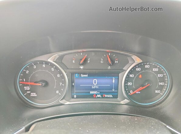 3GNAXKEV2ML358930 2021 CHEVROLET EQUINOX Черный Вид щитка приборов