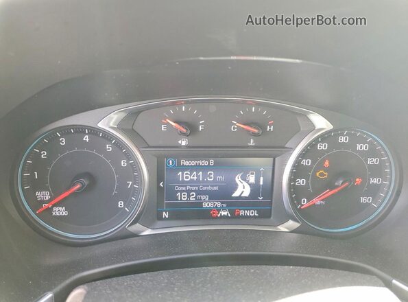 3GNAXKEV3MS127539 2021 CHEVROLET EQUINOX Серебряный Вид щитка приборов