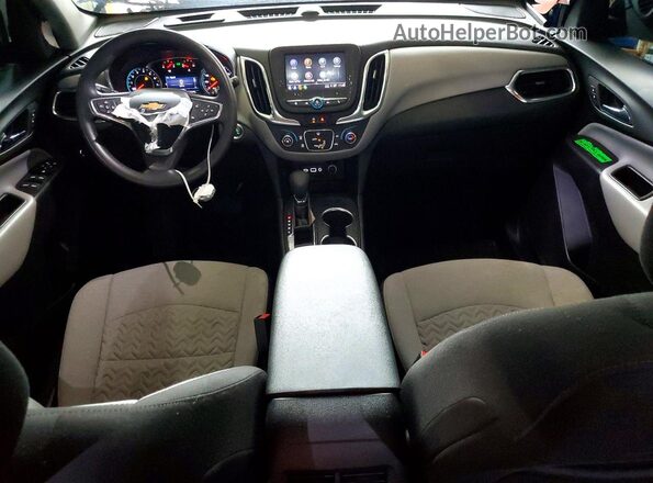 3GNAXKEV3NL132302 2022 CHEVROLET EQUINOX Blue Вид панелі приладів