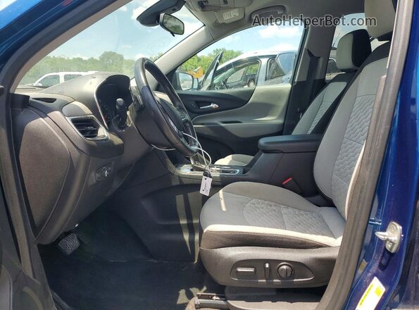 3GNAXKEV4LL211507 2020 CHEVROLET EQUINOX Blue Вид салону спереду