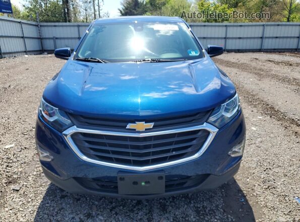 3GNAXKEV4LL267141 2020 CHEVROLET EQUINOX Blue Vista frontal