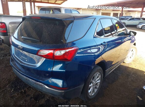 3GNAXKEV4LL346177 2020 CHEVROLET EQUINOX Blue Trasero derecho