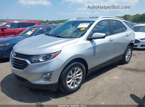 3GNAXKEV4MS124018 2021 CHEVROLET EQUINOX Silver Front left