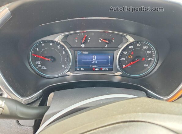 3GNAXKEV6LS606150 2020 CHEVROLET EQUINOX Серебряный Вид щитка приборов