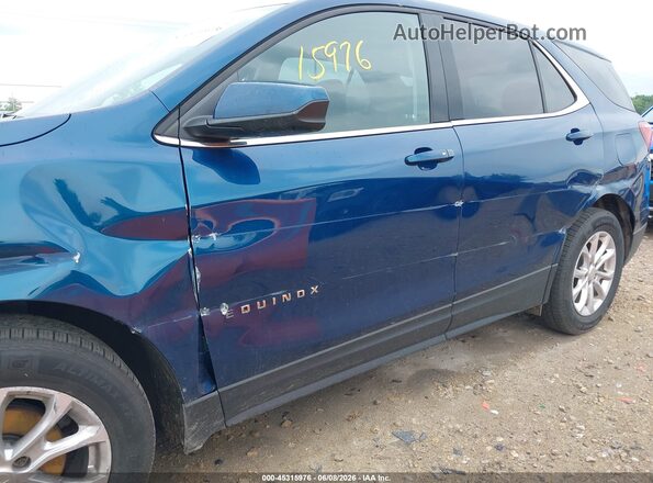 3GNAXKEV7LL313481 2020 CHEVROLET EQUINOX Blue Front view