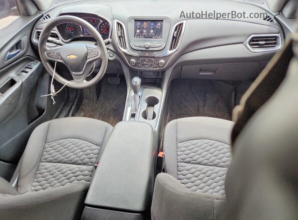 3GNAXKEV7ML392992 2021 CHEVROLET EQUINOX Black Widok deski rozdzielczej