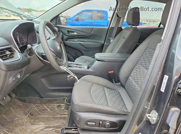 3GNAXKEV7ML392992 2021 CHEVROLET EQUINOX Black Widok wnętrza z przodu