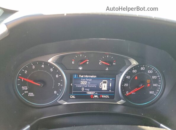 3GNAXKEV7MS157322 2021 CHEVROLET EQUINOX White ხელსაწყოთა პანელის ხედი