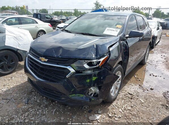 3GNAXKEV8LS733501 2020 CHEVROLET EQUINOX Черный Передняя левая четверть
