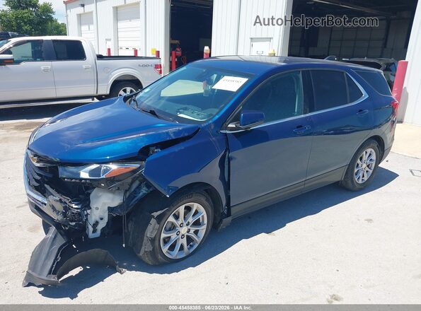 3GNAXKEV9LL332680 2020 CHEVROLET EQUINOX Синий Передняя левая четверть