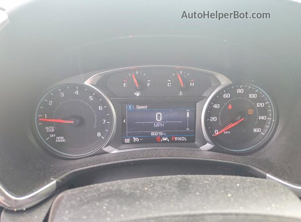 3GNAXKEVXLS653097 2020 CHEVROLET EQUINOX Серый Вид щитка приборов