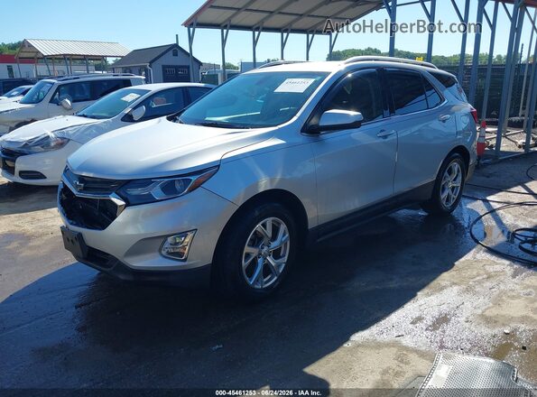 3GNAXKEX5JS603190 2018 CHEVROLET EQUINOX Серебряный Передняя левая четверть