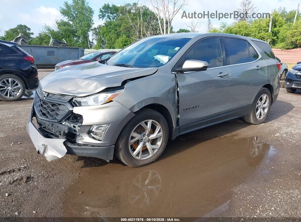 3GNAXKEXXJS555900 2018 CHEVROLET EQUINOX Pewter Передняя левая четверть