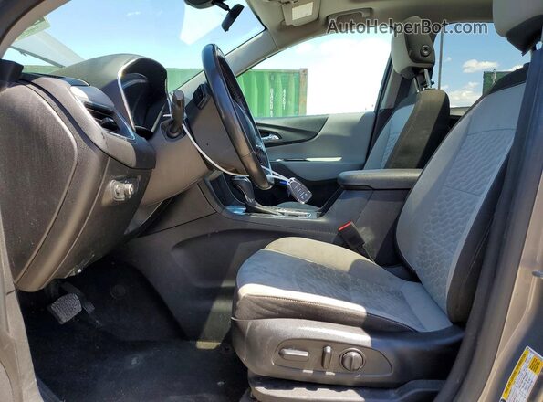 3GNAXKEXXJS572423 2018 CHEVROLET EQUINOX Gray Widok wnętrza z przodu