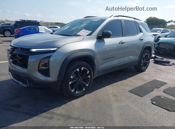 3GNAXLEG3SL173578 2025 CHEVROLET EQUINOX Серый Передняя левая четверть