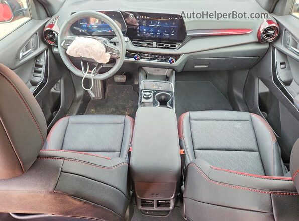 3GNAXLEG4SL249681 2025 CHEVROLET EQUINOX Red წინა პანელის ხედი
