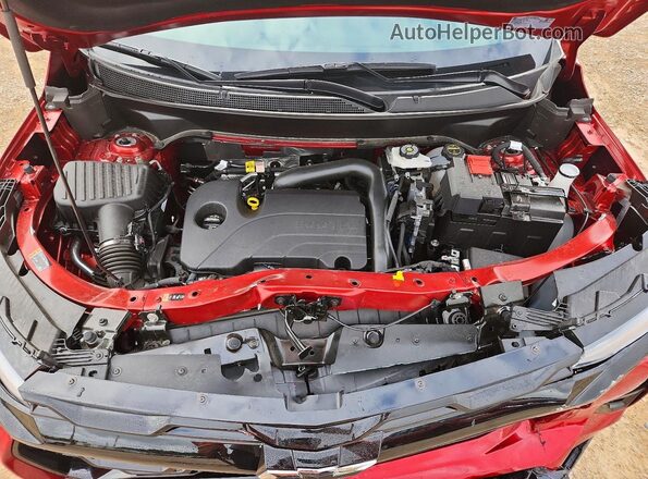 3GNAXLEG4SL249681 2025 CHEVROLET EQUINOX Red ძრავის განყოფილების ხედი